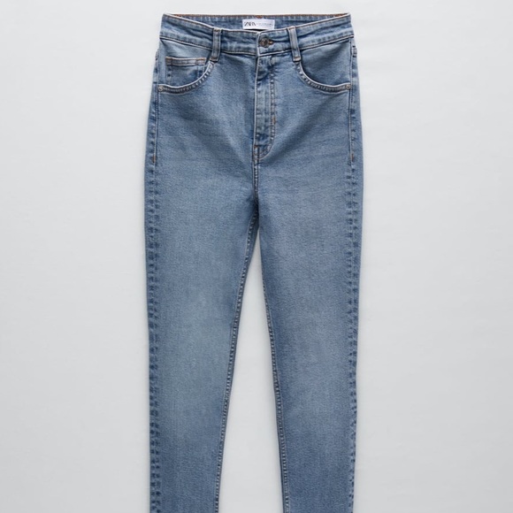 *NWT* Zara Vintage Hi Rise Skinny Jeans - Picture 3 of 3